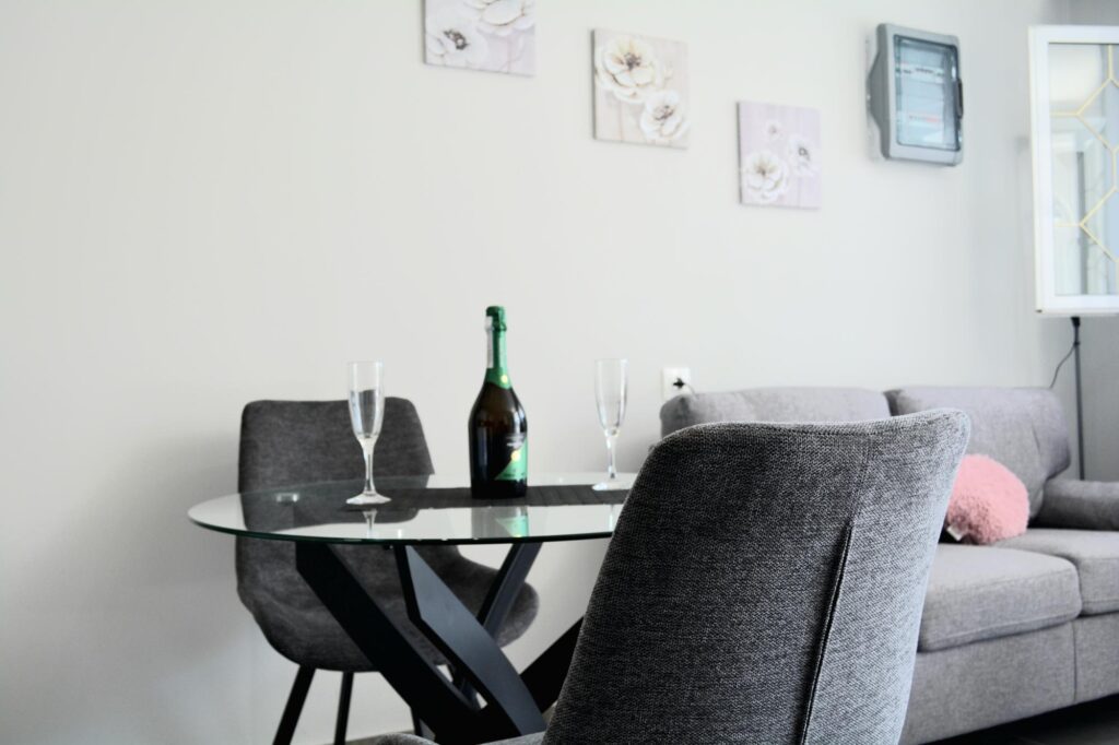 dining room in Gardiki villa