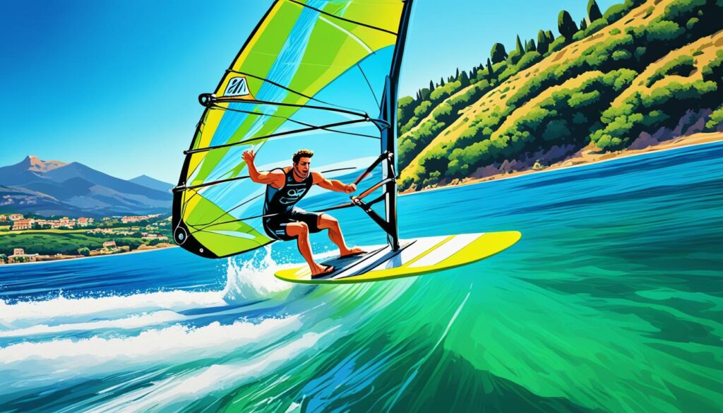 windsurfing lessons Corfu